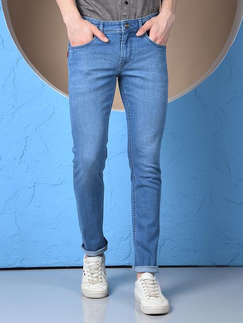 men washed low rise slim fit jeans - 22148238 - Very Small Image - 1