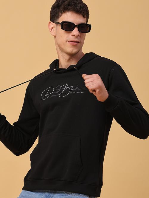 men printed long sleeve hooded sweatshirt - 22154355 - Very Small Image - 1