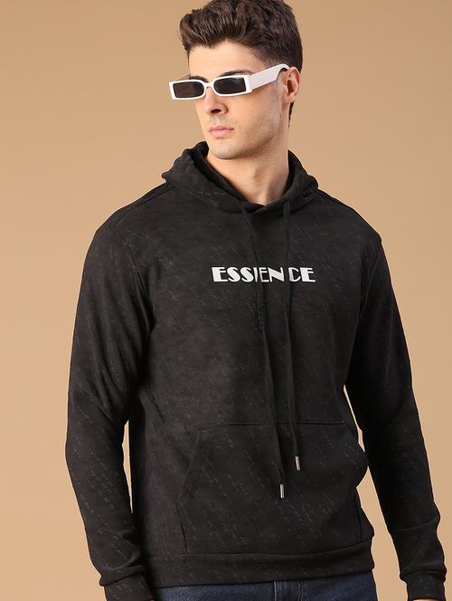 men printed long sleeve hooded sweatshirt - 22155250 - Very Small Image - 1
