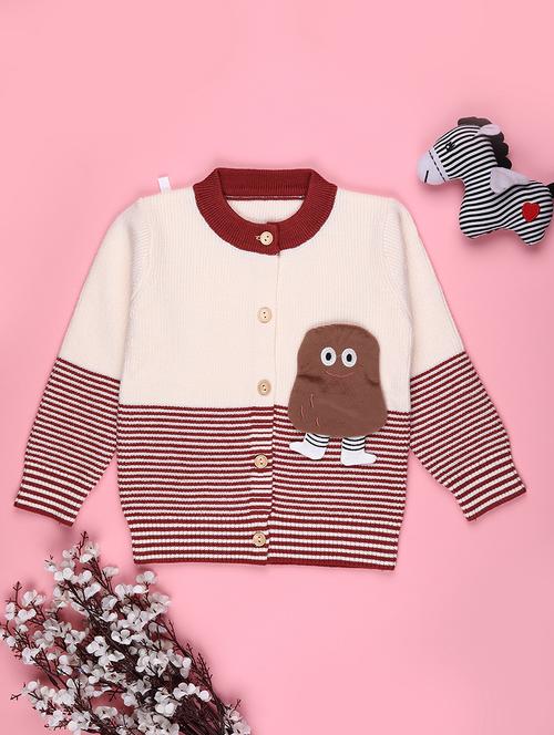 boys self design long sleeve sweater - 22155266 - Very Small Image - 1