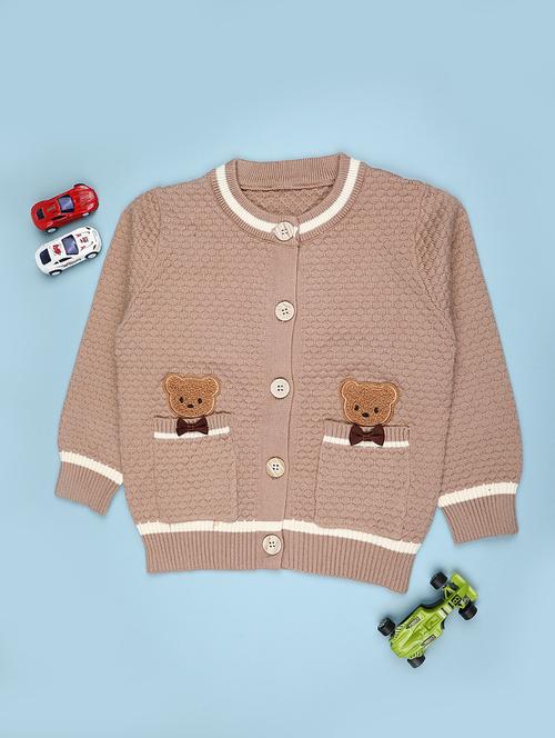 boys self design long sleeve sweater - 22156887 - Very Small Image - 1