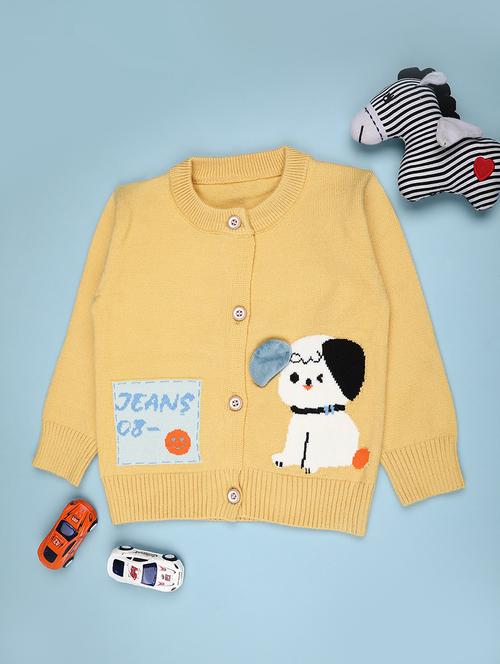 boys self design long sleeve sweater - 22156889 - Very Small Image - 1