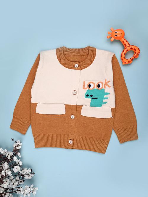 boys self design long sleeve sweater - 22156897 - Very Small Image - 1