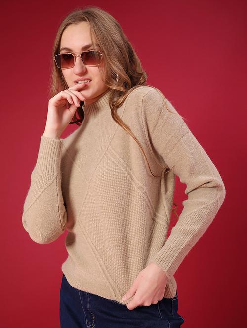 women self design long sleeve pullover - 22157255 - Very Small Image - 1