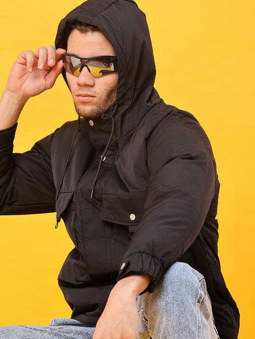 men solid long sleeve bomber jacket - 22159693 - Very Small Image - 1