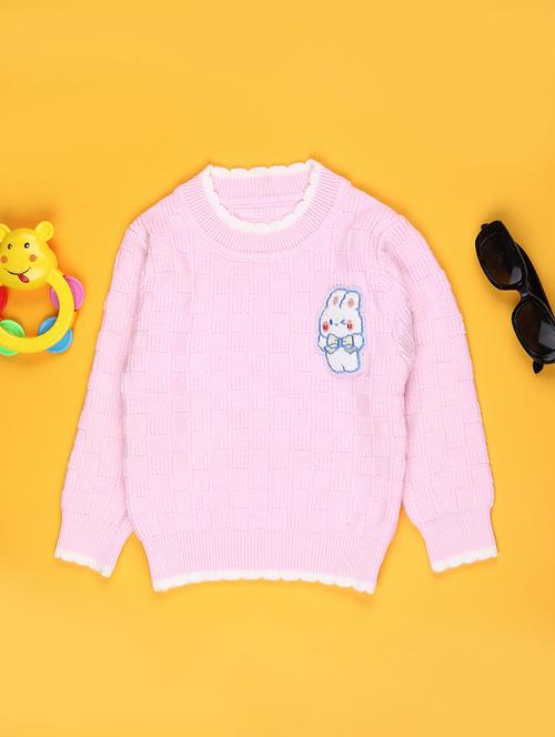 girls self designed long sleeve sweater - 22160246 - Very Small Image - 1