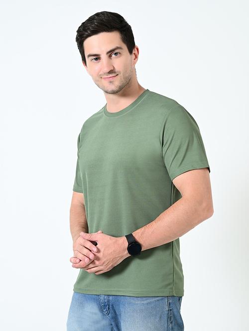 men solid short sleeve regular fit t-shirt - 22161124 - Very Small Image - 1