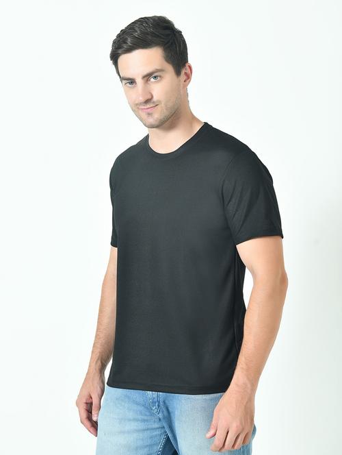 men solid short sleeve regular fit t-shirt - 22161125 - Very Small Image - 1