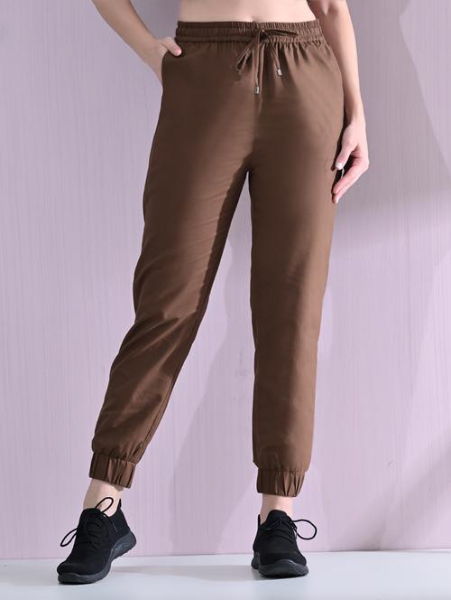 women solid mid rise regular fit jogger - 22161708 - Very Small Image - 1