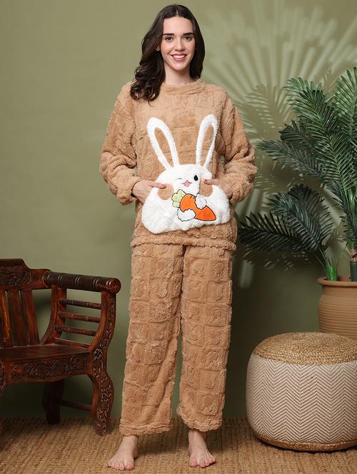 women long sleeve nightwear pyjama set - 22162306 - Very Small Image - 1