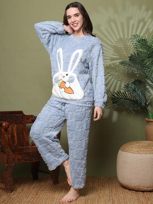 women long sleeve nightwear pyjama set - 22162308 - Very Small Image - 1
