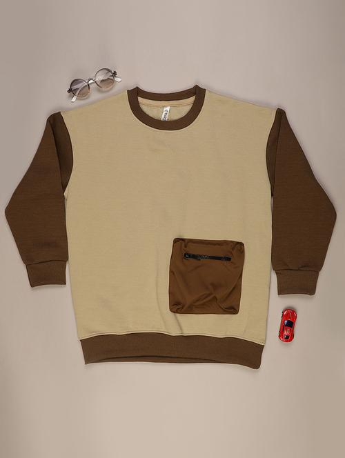 boys color block long sleeve sweatshirt - 22165229 - Very Small Image - 1