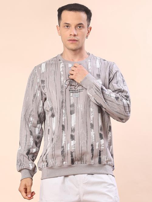 men printed long sleeve regular fit sweatshirt - 22170598 - Very Small Image - 1