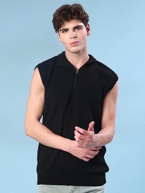 black polyester pullover - 22170712 - Very Small Image - 1