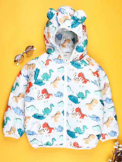 boys printed long sleeve quilted jackets - 22171256 - Very Small Image - 1