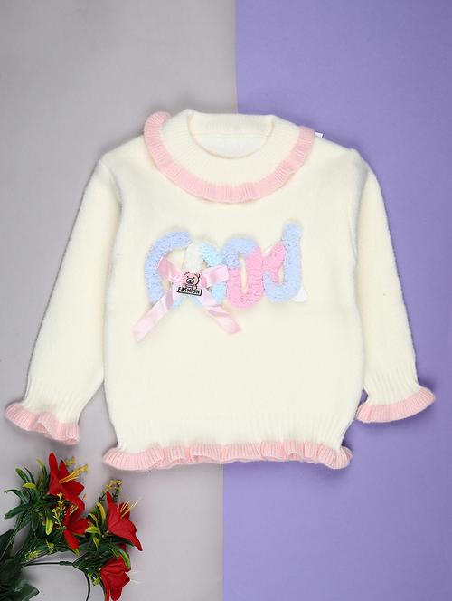 girls self designed long sleeve sweater - 22171279 - Very Small Image - 1