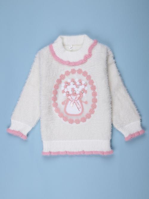 girls self designed long sleeve sweater - 22171392 - Very Small Image - 1