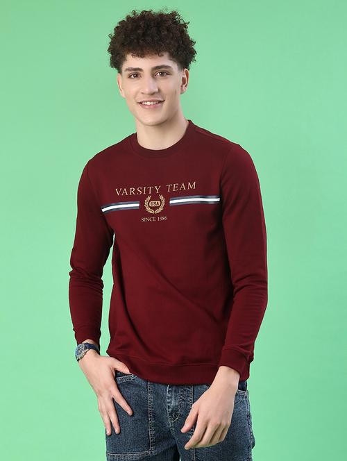 men chest print long sleeve regular fit sweatshirt - 22171636 - Very Small Image - 1