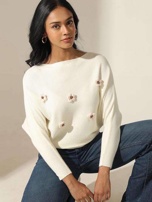 off white cotton regular top - 22173732 - Very Small Image - 1