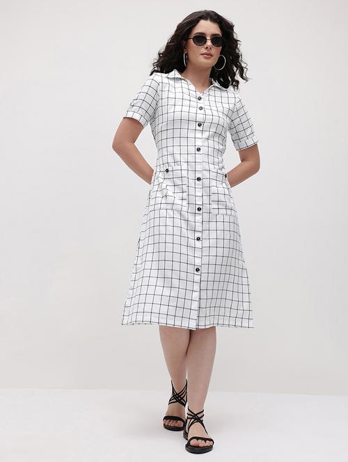 white cotton shirt dress - 22174098 - Very Small Image - 1