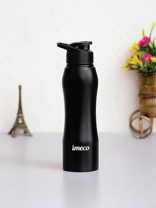 imeco eco-curve stainless steel sipper bottle 1 litre - black - 22174114 - Very Small Image - 1