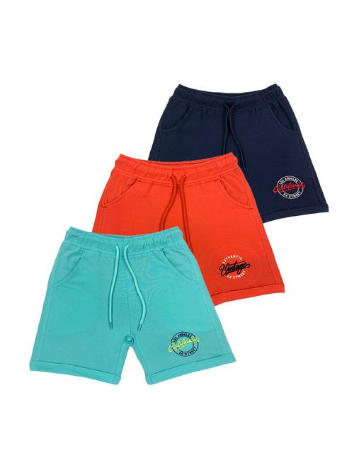 boys pack of 3 mid rise shorts - 22174715 - Very Small Image - 1