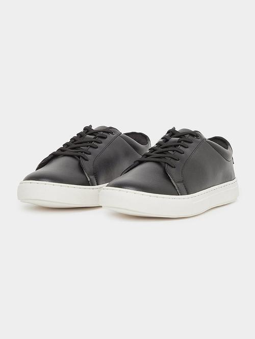 men black solid lace up sneaker - 22174752 - Very Small Image - 1