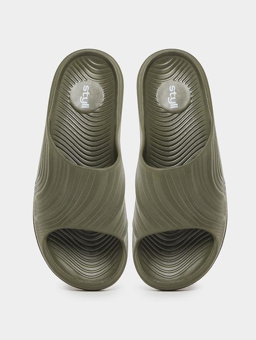 men solid slip on slider - 22174760 - Very Small Image - 1