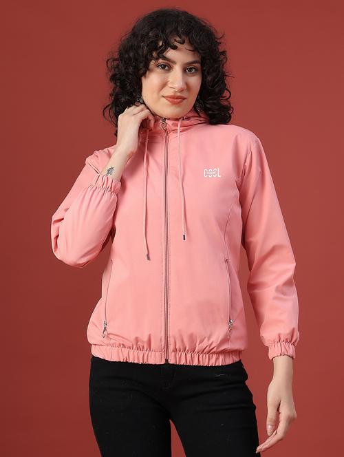 women solid long sleeve hooded sweatshirt - 22175347 - Very Small Image - 1