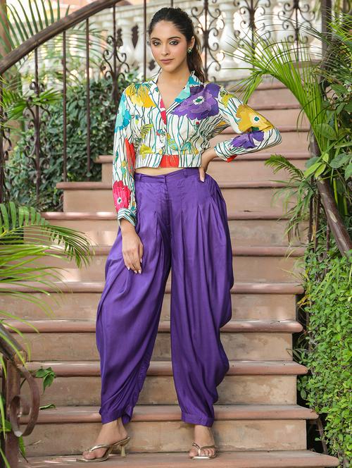 women printed long sleeve ethnic co-ord set - 22177090 - Very Small Image - 1