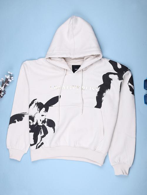 girls printed long sleeve hooded sweatshirt - 22179931 - Very Small Image - 1