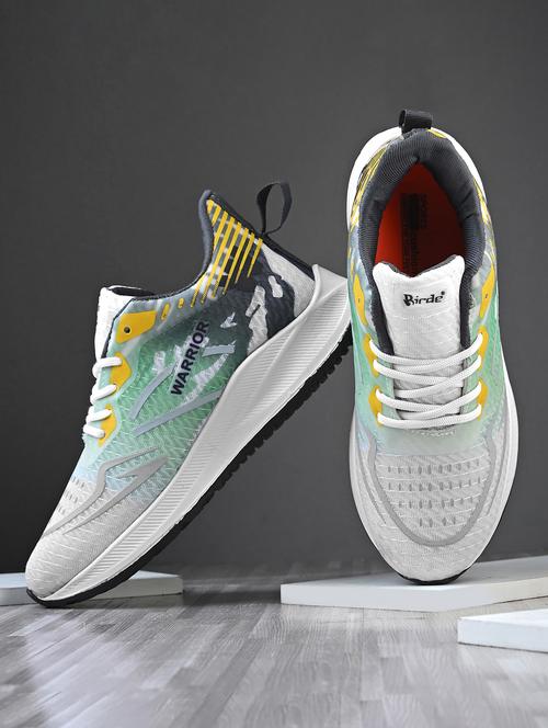 men printed lace up sport shoe - 22179977 - Very Small Image - 1