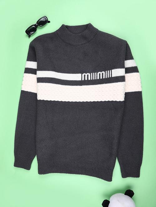 boys self designed long sleeve sweater - 22180749 - Very Small Image - 1