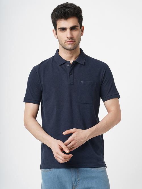 men solid short sleeve polo t-shirt - 22181407 - Very Small Image - 1