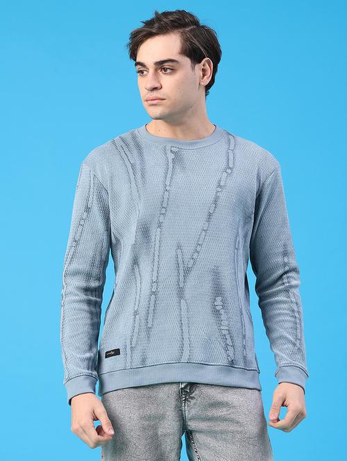 men printed long sleeve regular fit sweatshirt - 22185270 - Very Small Image - 1