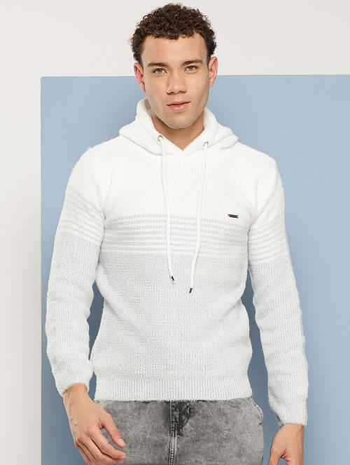 men self design long sleeve regular fit pullover  - 22186100 - Very Small Image - 1