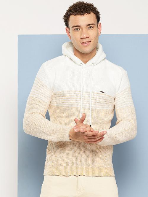 men self design long sleeve regular fit pullover  - 22186101 - Very Small Image - 1
