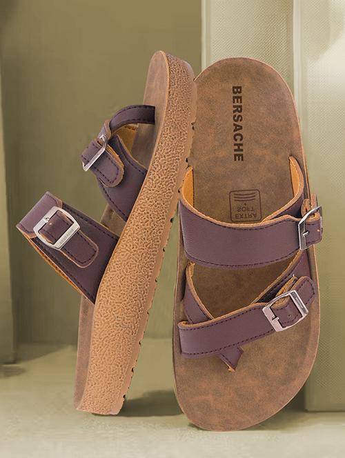 men solid toe seperator sandal - 22186254 - Very Small Image - 1