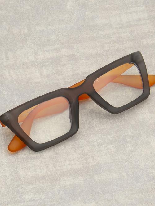 ted smith unisex cat-eye sunglasses i 100% uv protection  i  clear colour lens - 22217922 - Very Small Image - 1