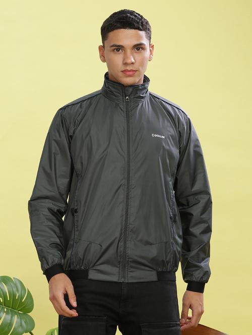 Men Solid Long Sleeve Bomber Jacket - 22218461 - Very Small Image - 1