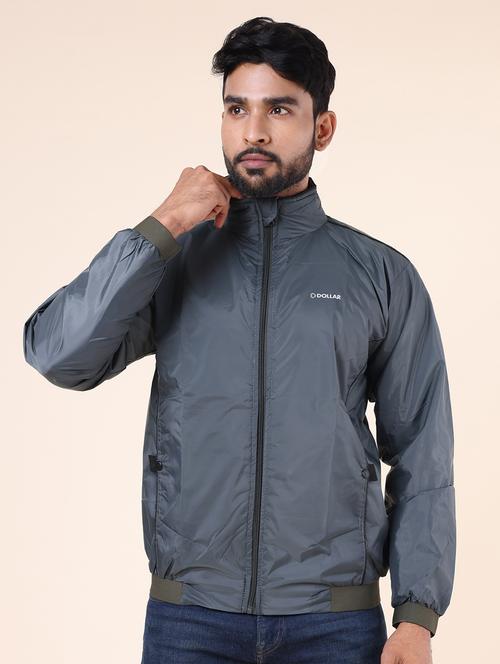 Men Solid Long Sleeve Bomber Jacket - 22218463 - Very Small Image - 1