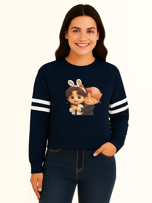 women printed long sleeve sweatshirt - 22219277 - Very Small Image - 1