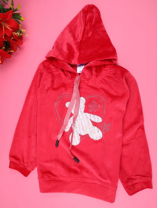 girls long sleeve hooded sweatshirt - 22219568 - Very Small Image - 1