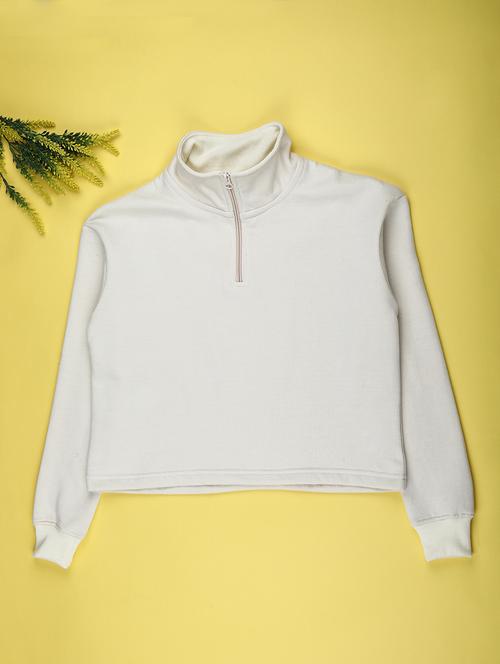 kids solid long sleeve sweatshirt - 22220112 - Very Small Image - 1