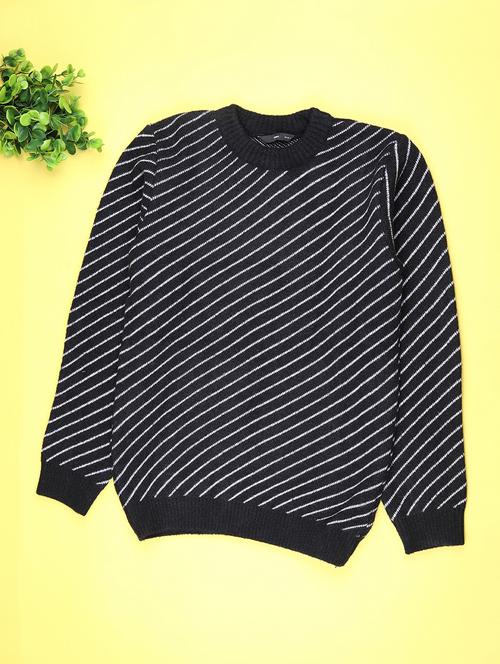 boys striped long sleeve sweater - 22220185 - Very Small Image - 1