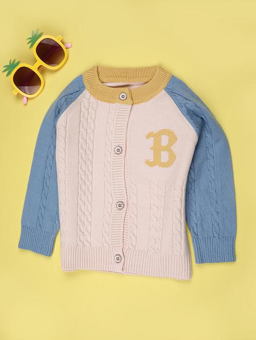 boys color block long sleeve sweater - 22222918 - Very Small Image - 1