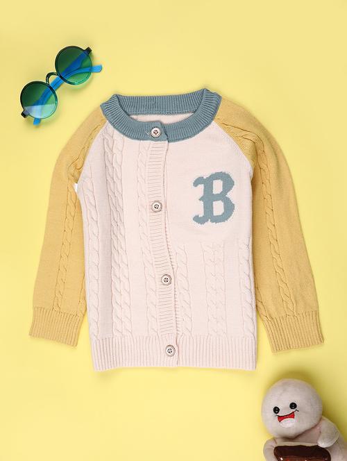 boys color block long sleeve sweater - 22222919 - Very Small Image - 1