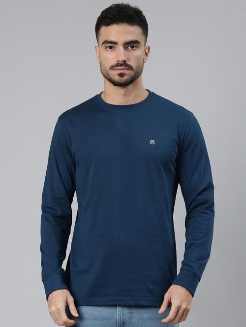 men solid long sleeve regular fit t-shirt - 22223415 - Very Small Image - 1