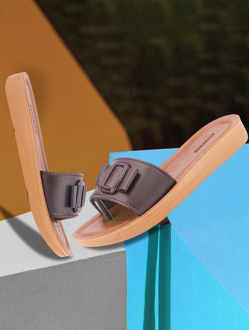 women solid slip on flip flop - 22223610 - Very Small Image - 1