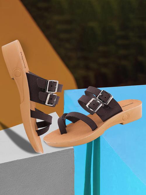 women solid slip on flip flop - 22223618 - Very Small Image - 1